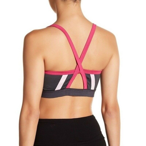 Z By Zella Zenobia Sports Bra Grey Ebony Sz XS NWT - Picture 2 of 4
